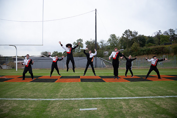 LCHS band Senior squares 2018-4733
