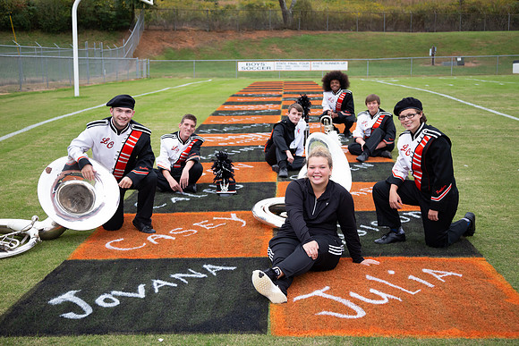LCHS band Senior squares 2018-4677