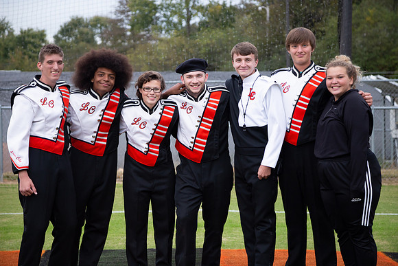 LCHS band Senior squares 2018-4743
